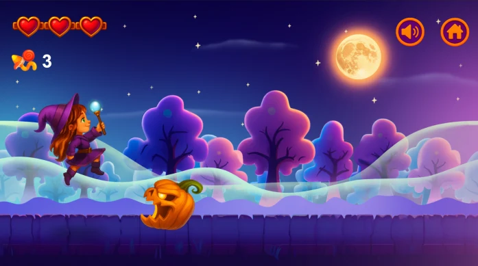 Witch Run Run Witch Run — Endless Runner Game
